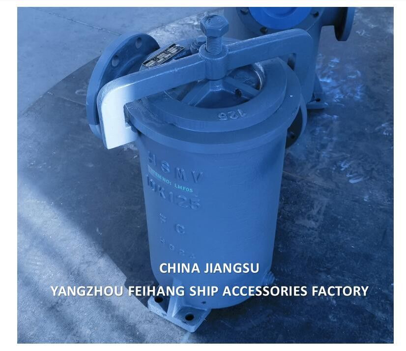 PRESENTACIÓN DE CHINA JIS F7209 ELÍMETRO DE FUEL SIMPLEX MARINO Y FILTRO UNICO MARINO Cuerpo de hierro fundido Elemento de filtro de acero inoxidable