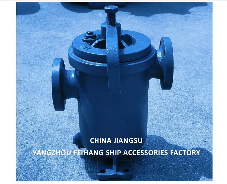 PRESENTACIÓN DE CHINA JIS F7209 ELÍMETRO DE FUEL SIMPLEX MARINO Y FILTRO UNICO MARINO Cuerpo de hierro fundido Elemento de filtro de acero inoxidable