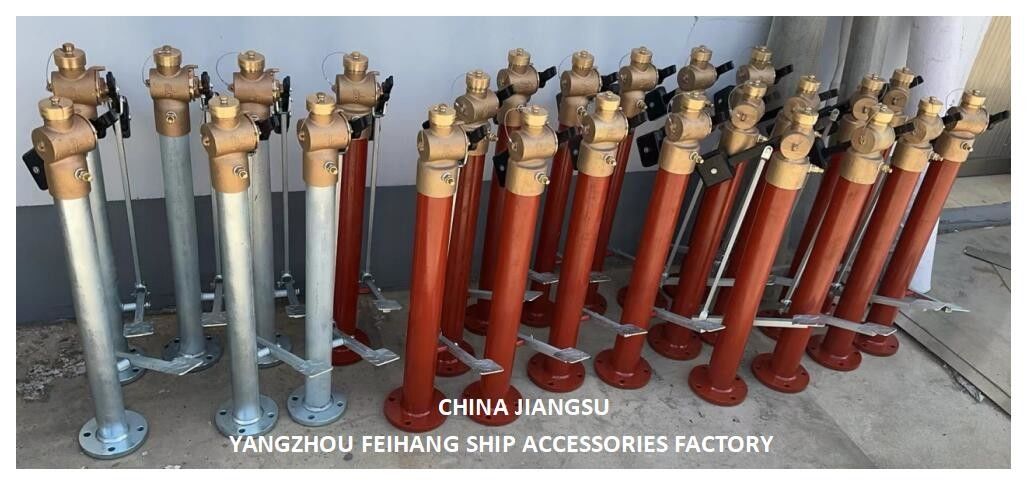 Cabeza de gallo autocerrada de latón o bronce con pedal tipo para tanque de aceite de Yangzhou Feihang