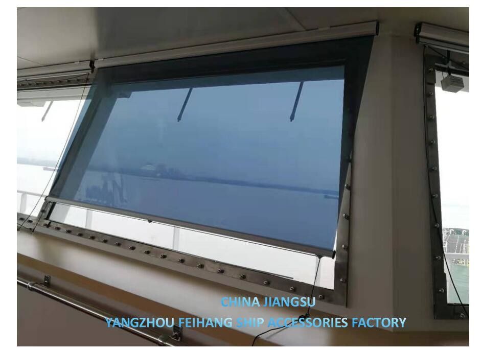 FH001-PELÍCULA de sombra gris para persianas de protección solar marina y para persianas antirreflectores