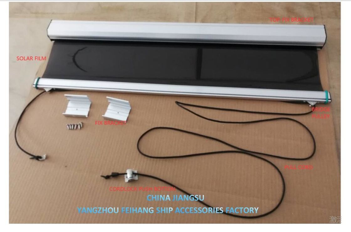 FH001-PELÍCULA de sombra gris para persianas de protección solar marina y para persianas antirreflectores
