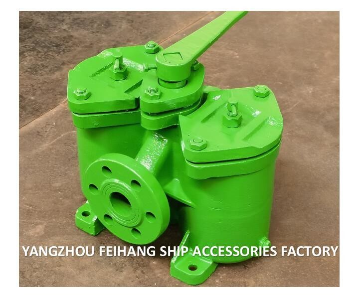 Cuadro de parámetros técnicos para filtros de aceite dúplex filtros de aceite dobles modelo AS32 Cb/T425-94 de cuerpo de hierro fundido con filtro