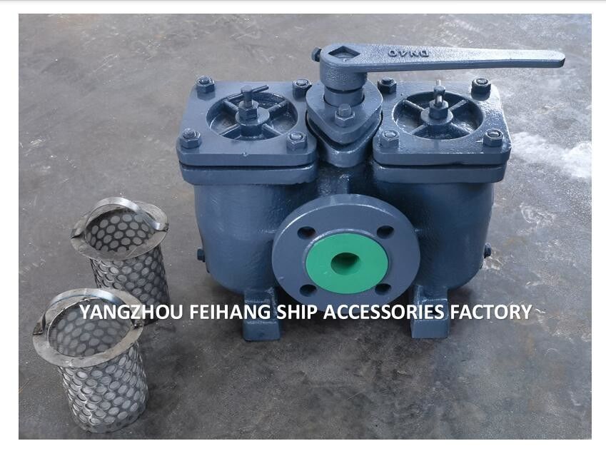 Cuadro de parámetros técnicos para el AS40 CB/T425 Filtro de aceite dúplex Filtros de aceite dobles Cuerpo de hierro fundido con elemento filtro