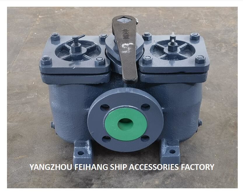 Cuadro de parámetros técnicos para el AS40 CB/T425 Filtro de aceite dúplex Filtros de aceite dobles Cuerpo de hierro fundido con elemento filtro