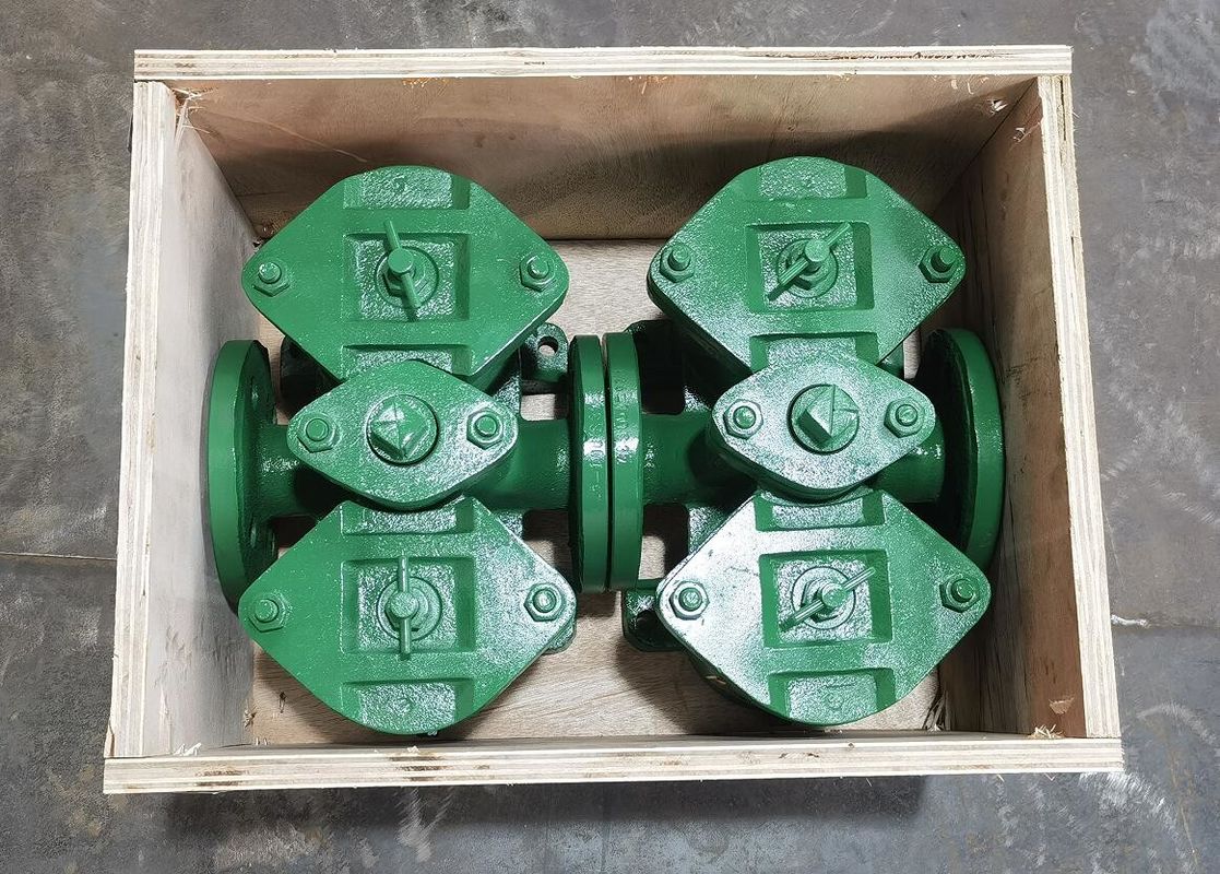 Filtro de aceite doble de acero fundido AS32 Cb/T425 Para la bomba de transferencia de combustible Cuerpo de hierro fundido Incluye acero inoxidable