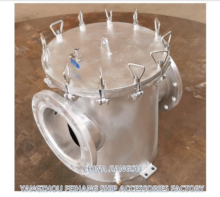 Filtro de agua de mar - Filtro de agua gruesa para maquinaria auxiliar modelo AS250 CB/T497-2012