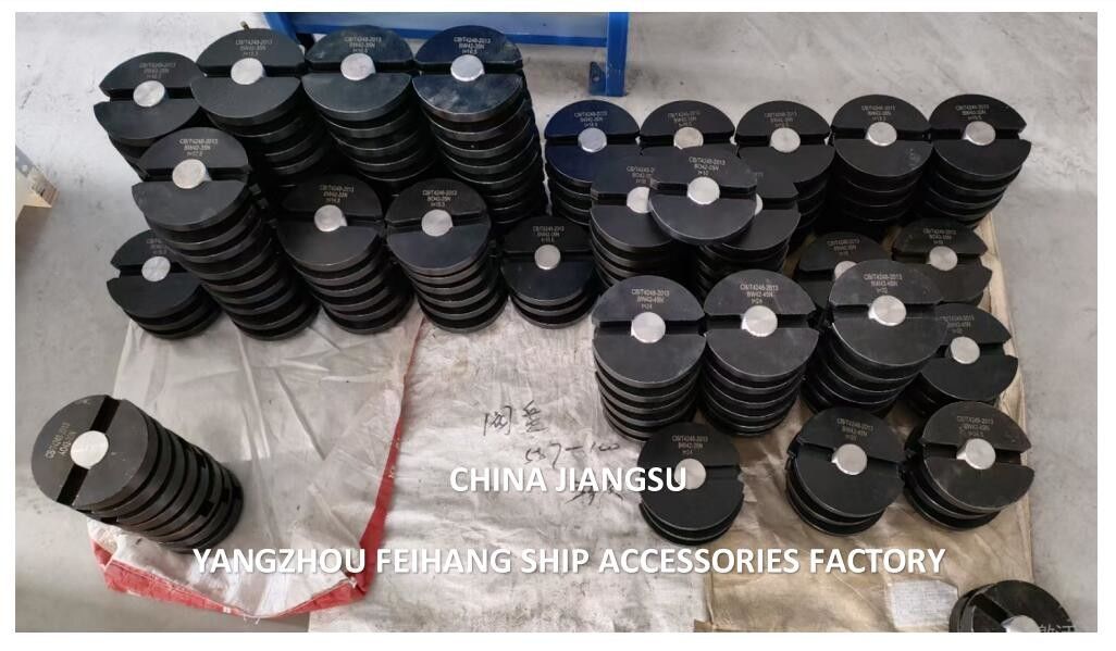 Material del cojín de caucho de cloropreno FeiHang AW52-45H Enchufe de fondo de la marina para el tanque de aceite