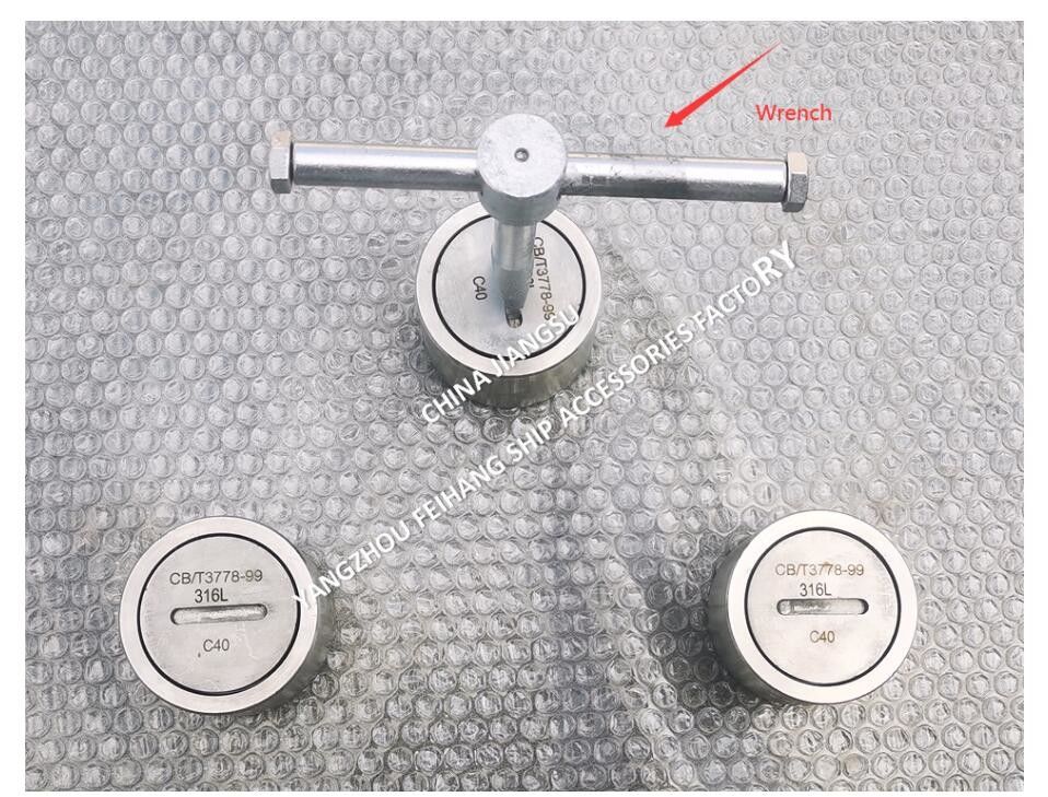 Tubos de sonido de acero fundido/acero inoxidable C40 CB/T3778 73 mm OD 50 mm ID M45*3.0 hilo