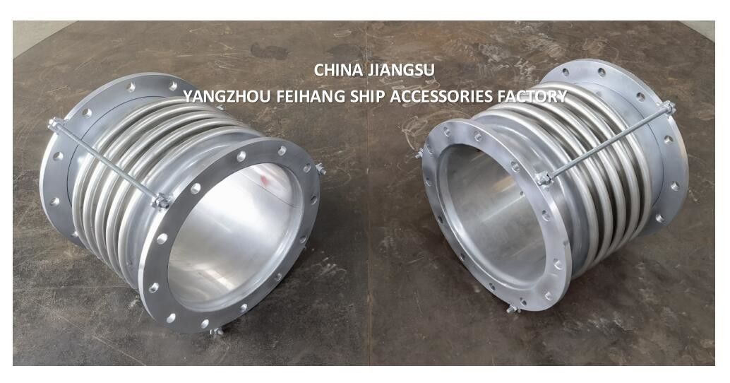 Acero inoxidable marino Bellows articulaciones de expansión modelo AS350-5 gb/t12522 tamaño DN350 PN0.1 cara a cara-400mm