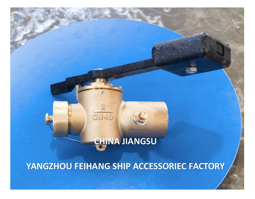 China Válvula de cierre automático de resonancia con extremos roscados modelo FH40 Cb/T3778-1999