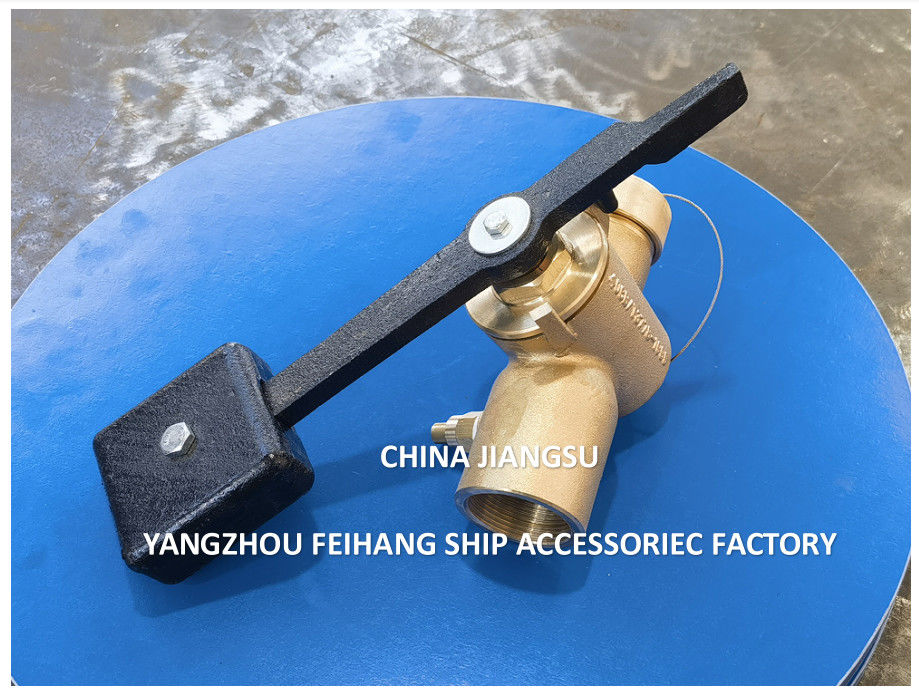 China Válvula de cierre automático de resonancia con extremos roscados modelo FH40 Cb/T3778-1999