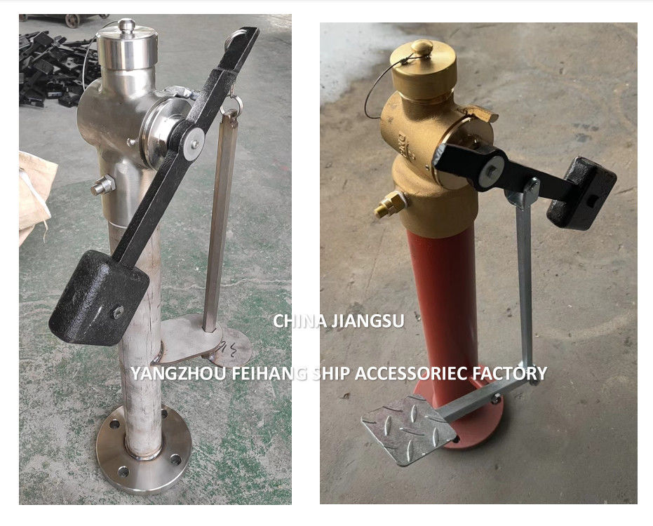 CB/T3778-1999 Válvula de cierre automático con pedal de pie para sonido de tubería con extremos roscados con brinde
