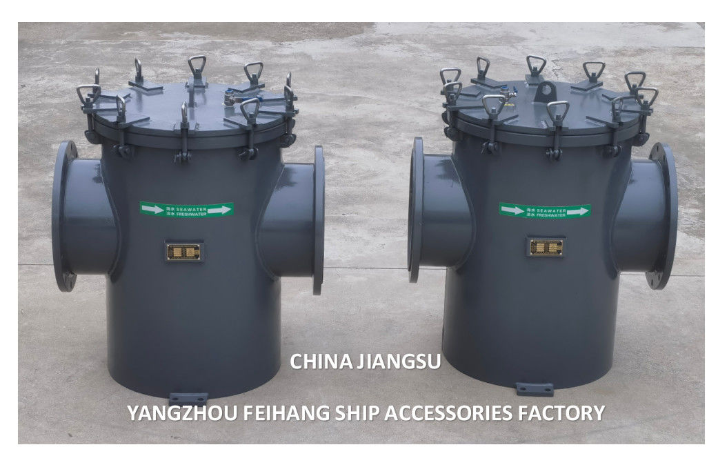 Se trata de un sistema de filtrado de agua de mar único con revestimiento de caucho AS350 CB/T497-94 -FEIHANG MARINE
