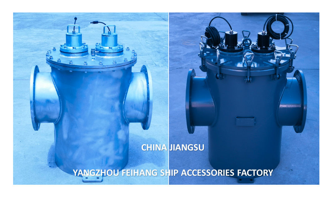 Filtro de agua de mar AS350 CB/T497-2012 con modelo de sistema de prevención del crecimiento marino MGPS