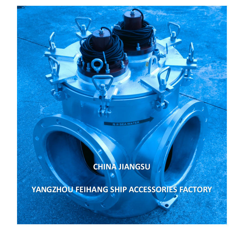 Filtro de agua de mar con MGPS-Sistema de prevención del crecimiento marino modelo AS350 CB/T497-2012