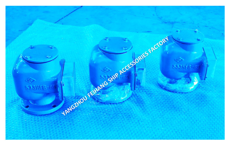 Cabeza de ventilación 533hfb-Dn65 Conjunto completo para tanques de agua de mar Cabeza de tubería de aire modelo 533hfb-65a