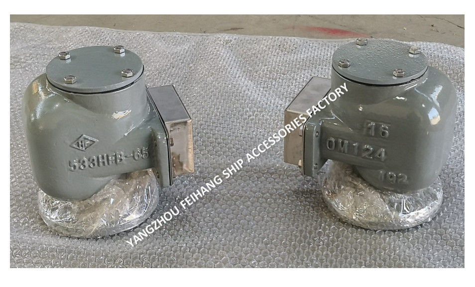 533HFB-DN65 Cabeza de ventilación de aire Conjunto completo para tanques de agua de lastre Cabeza de tubería de aire modelo 533hfb-65a