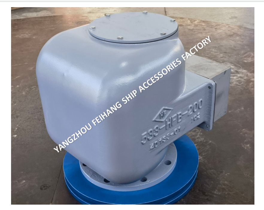 533hfb-200 Cabeza de ventilación de aire con Sus316l flotador para tuberías de aire Conexión de brida de cuerpo de hierro fundido