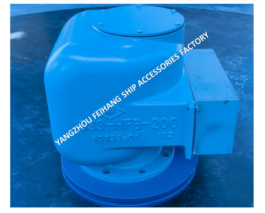 533hfb-200 Cabeza de ventilación de aire con Sus316l flotador para tuberías de aire Conexión de brida de cuerpo de hierro fundido
