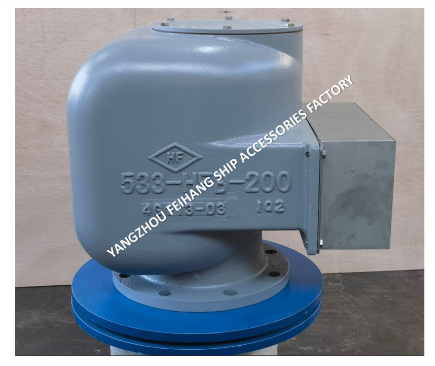 Cabeza de ventilación marina conjunto completo 533HFB-200A Cuerpo de hierro dúctil con flotación de acero inoxidable