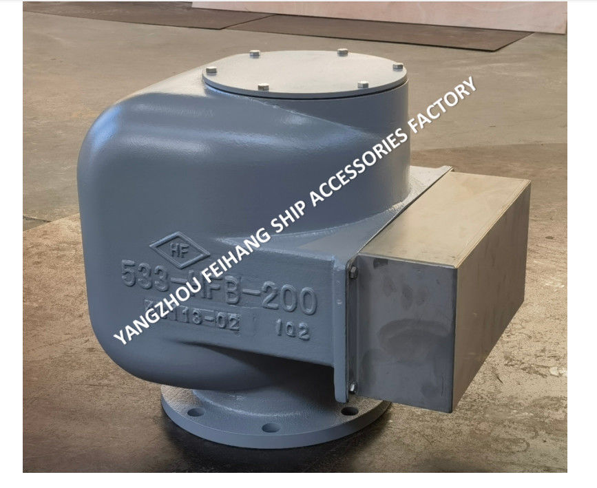 Cabeza de ventilación marina conjunto completo 533HFB-200A Cuerpo de hierro dúctil con flotación de acero inoxidable