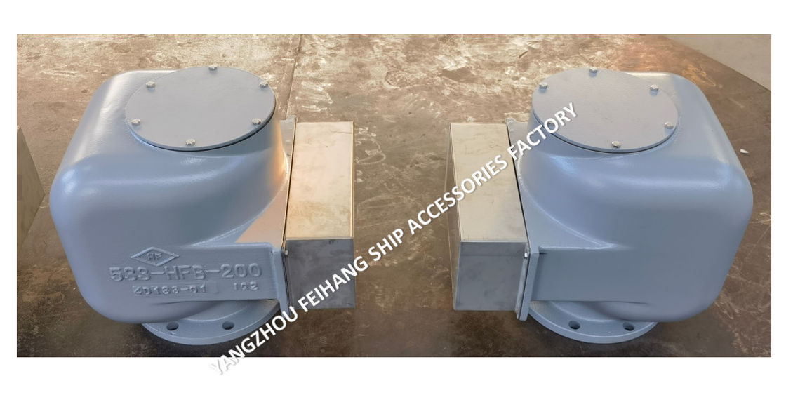 Cabeza de ventilación marina conjunto completo 533HFB-200A Cuerpo de hierro dúctil con flotación de acero inoxidable