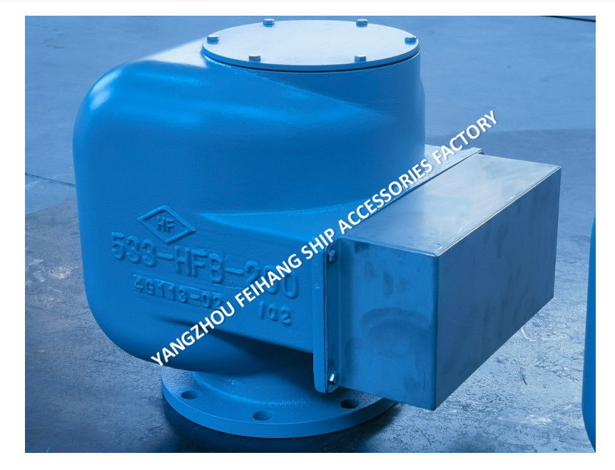 Cabeza de ventilación marina conjunto completo 533HFB-200A Cuerpo de hierro dúctil con flotación de acero inoxidable