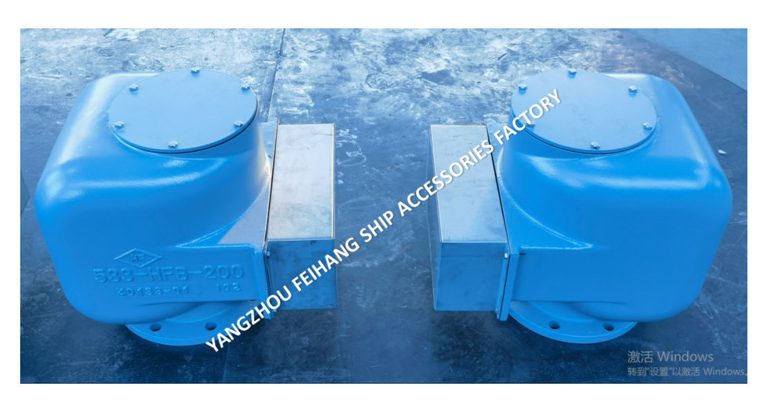 533hfb-200 Cabeza de ventilación de aire con Sus316l flotador para tuberías de aire Conexión de brida de cuerpo de hierro fundido