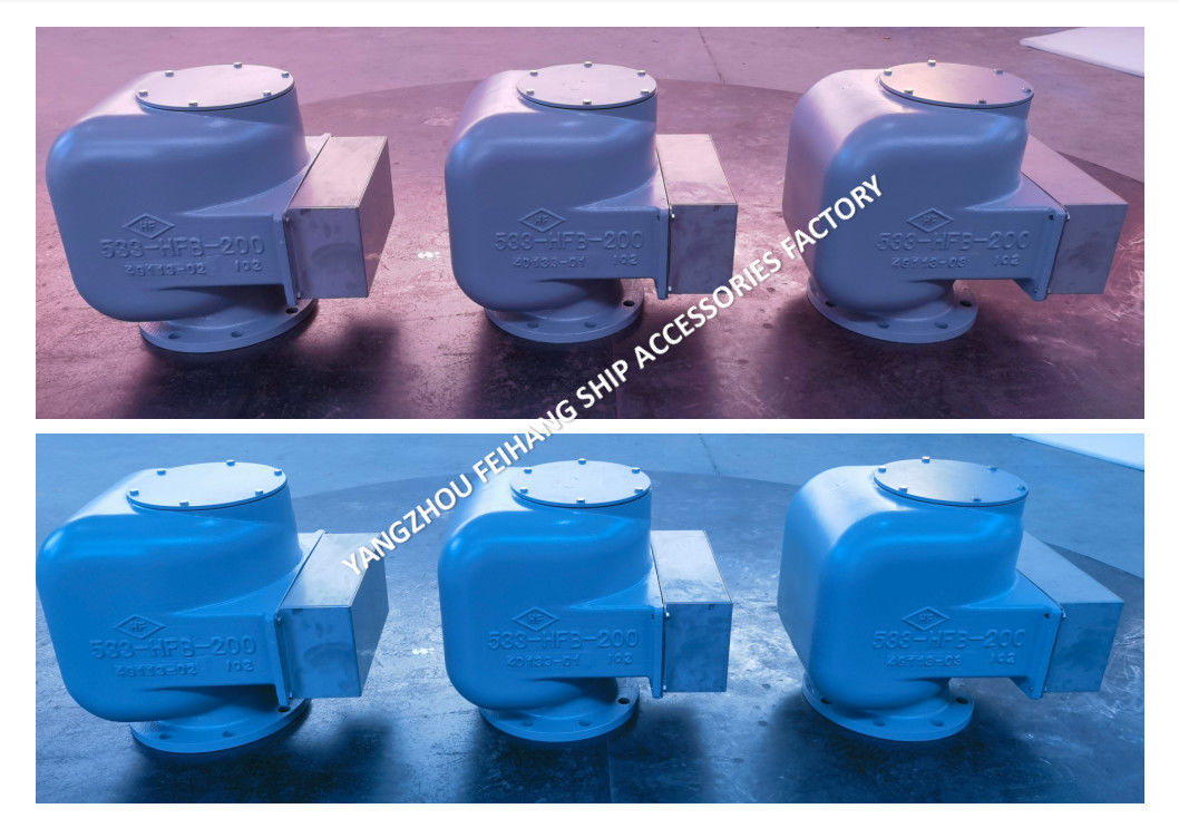533hfb-200 Cabeza de ventilación de aire con Sus316l flotador para tuberías de aire Conexión de brida de cuerpo de hierro fundido