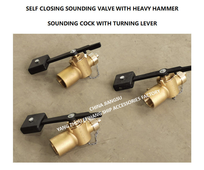 F-Cb/T3778-99 Valva de palanca ponderada de bronce con sonido de autocierre Dn50 Valva de sonido con autocierre