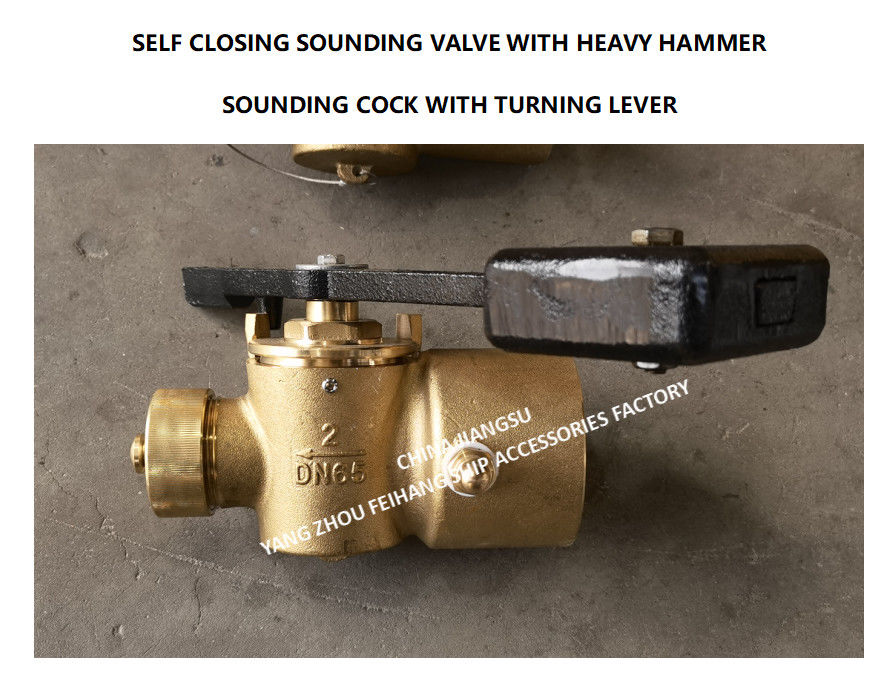 La valva de cierre automática de DN50 CB/T3778-99 para el sonido de profundidad de bronce