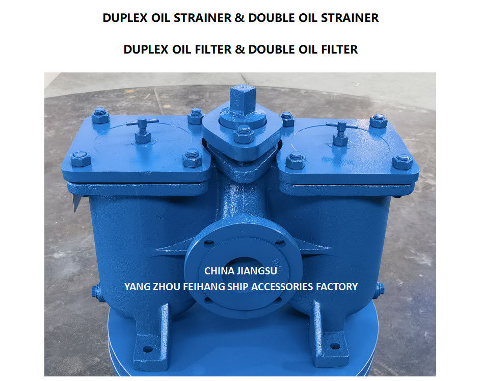 Modelo AS65 CB/T425 de estirador de aceite duplex de baja presión Cuerpo de hierro fundido con cartucho de filtro de acero inoxidable