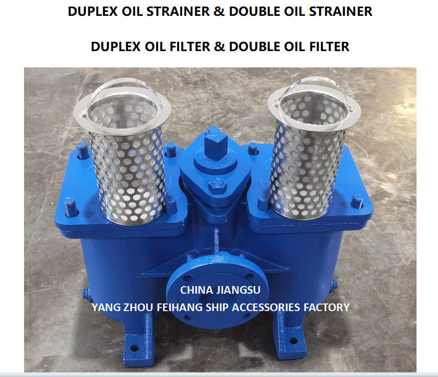 Modelo AS65 CB/T425 de estirador de aceite duplex de baja presión Cuerpo de hierro fundido con cartucho de filtro de acero inoxidable