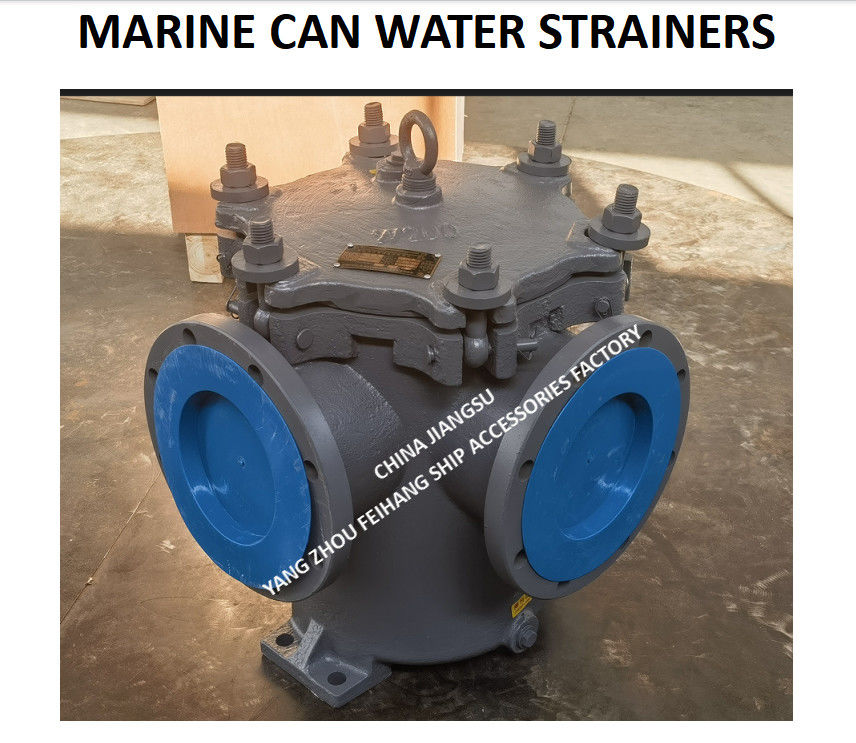 JIS 5K-200A LA-TYPE filtro de agua de lata marina para la bomba principal de agua de mar con cesta de filtro de acero inoxidable