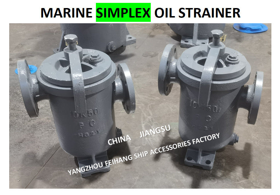 Datos técnicos para el JIS F7209 Deformaciones de aceite simples y cuerpo de filtro de una sola cesta de aceite - hierro fundido y filtro - acero inoxidable