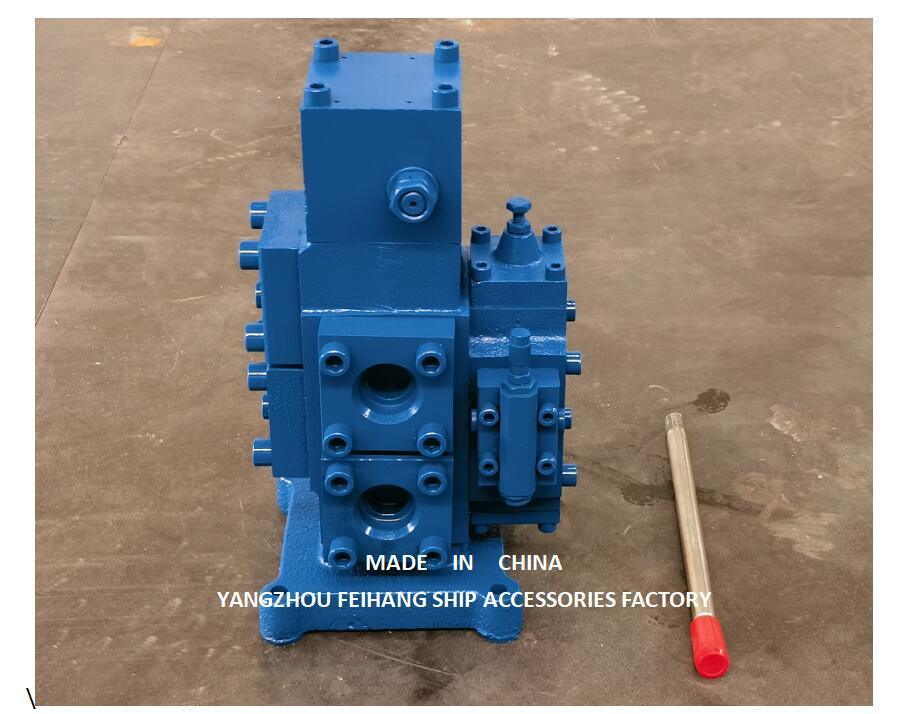 Válvula de control de cabrestante Modelo CSBF-G40- Válvulas de control hidráulico Modelo CSBF-G40 Tamaño Dn32, Flujo 450l/min,Presura 25mpa,Operación manual