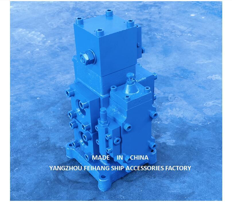 Vista desde diferentes ángulos para válvulas de control de flujo proporcional manual y válvula de control de cabrestante y válvula de control hidráulico y