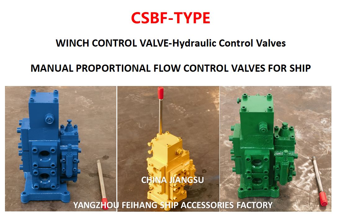 Conjunto de válvula de control de cabrestante CSBF-G32 - Válvulas de control hidráulico Modelo CSBF-G32 Tamaño Dn32, Caudal 300 l/min, Presión 25 MPa, Operación manual