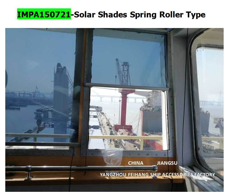 Marine  Solar Blind Roller Type   & Marine Sunshade Sunscreens Roller Blind With Cassette Box- For Navigation Bridge Windows