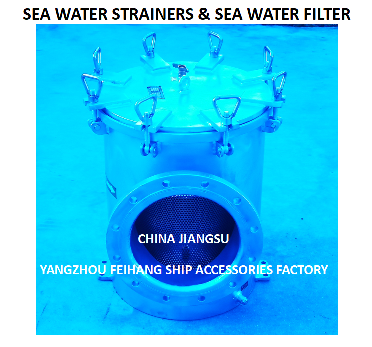 FH- AS300 CB/T497 Marine sea water filter - Marine Coarse water filter AS300 CB/T497-1994 Body - Hot dip galvanized Filter cartridge - Stainless steel