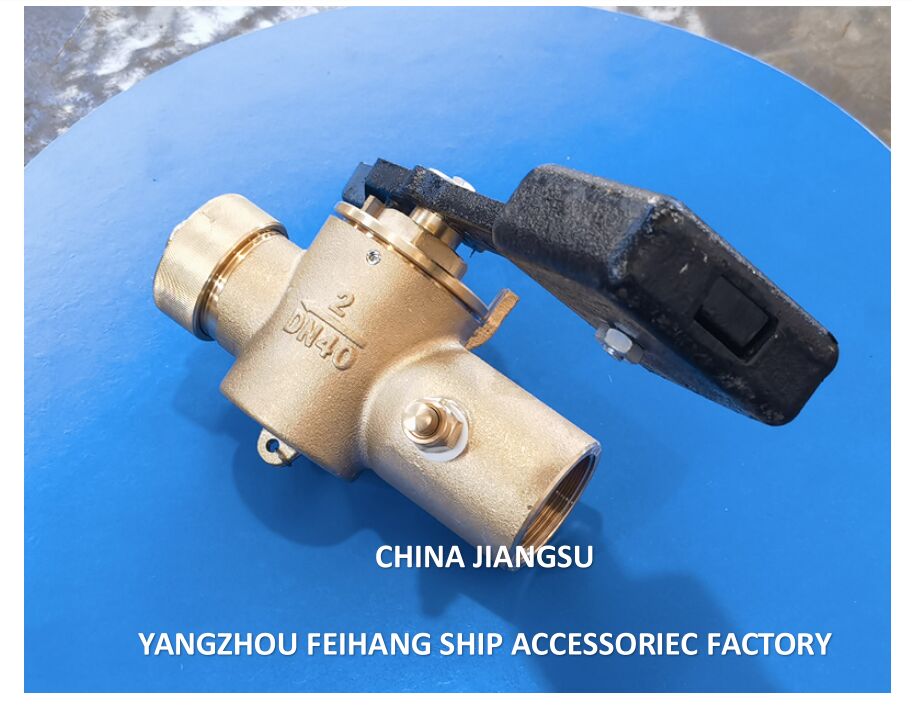 China Válvula de cierre automático de sonido FH-40A CB/T3778 Proveedor - Material FeiHang Marine PN2.5 - Cobre con extremo de hilo interno BSP y varilla giratoria de 360 °