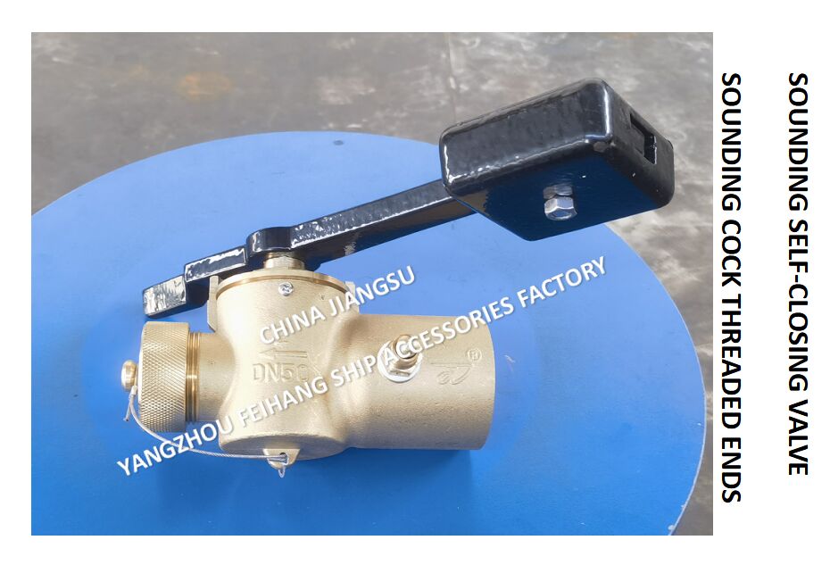 Sonda de profundidad auto-cierre de bronce con extremo de rosca interna BSP y varilla giratoria de 360°. & GRIFO DE SONDEO EXTREMOS ROSCADOS Proveedor - FeiHang Marine