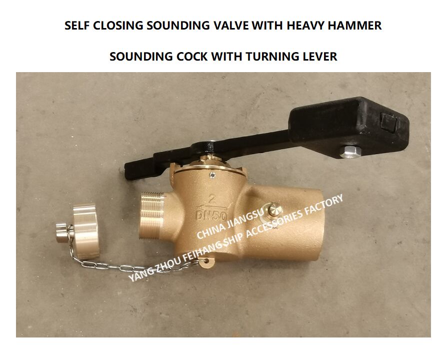 FH-50A CB/T3778-99 Válvula marina de cierre automático para sondeo y grifo de sondeo con extremos roscados