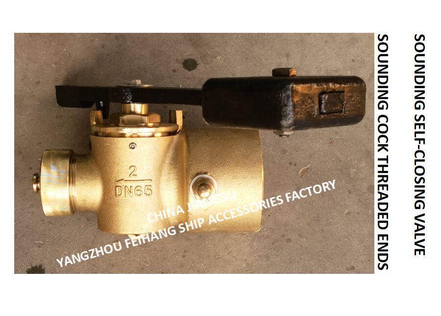 Válvula de profundidad auto-cierre de bronce FH-65A con rosca interna BSP y varilla giratoria de 360°.