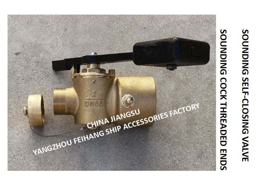 Válvula de profundidad auto-cierre de bronce FH-65A con rosca interna BSP y varilla giratoria de 360°.