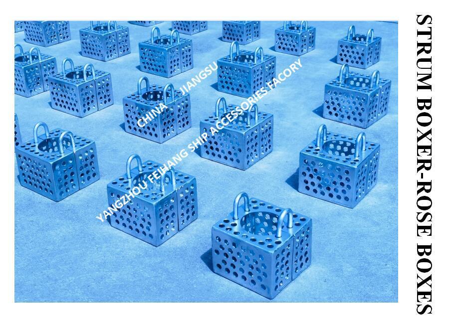 JIS F7206 SUCTION-ROSE BOX STRAINERS & Strum ROSE BOX STRAINER de acero al carbono galvanizado en caliente