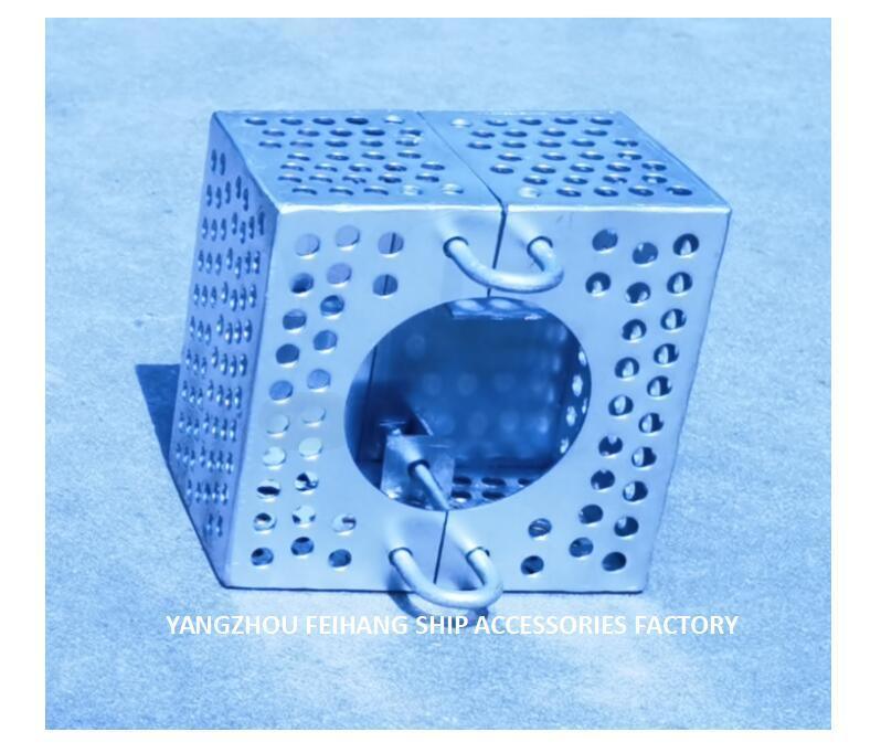 JIS F7206 SUCTION-ROSE BOX STRAINERS & Strum ROSE BOX STRAINER de acero al carbono galvanizado en caliente