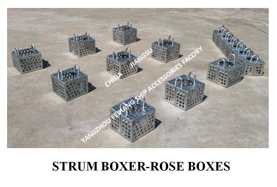 JIS F7206 SUCTION-ROSE BOX STRAINERS & Strum ROSE BOX STRAINER de acero al carbono galvanizado en caliente
