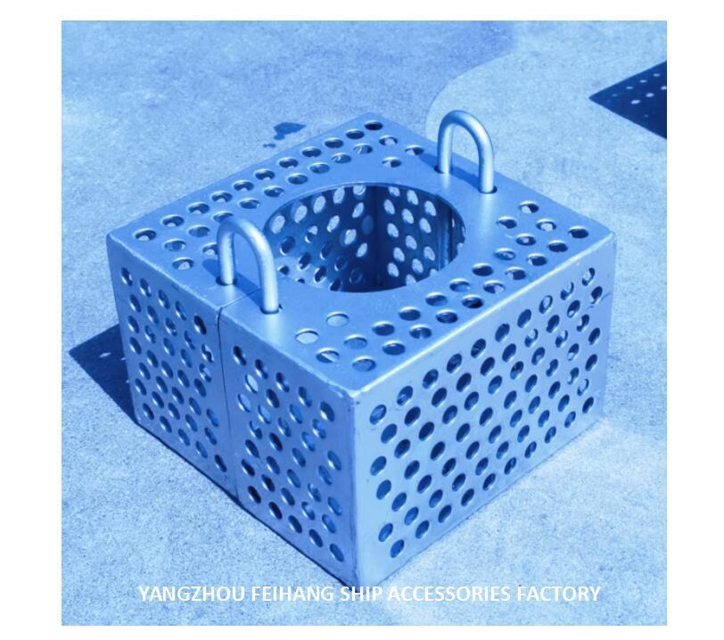 JIS F7206 SUCTION-ROSE BOX STRAINERS & Strum ROSE BOX STRAINER de acero al carbono galvanizado en caliente