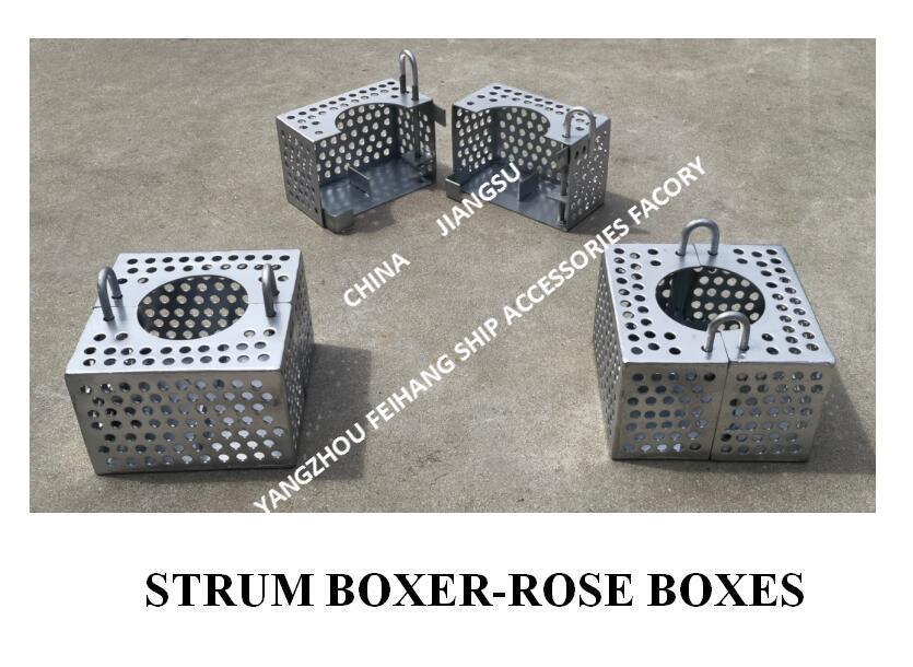 JIS F7206 SUCTION-ROSE BOX STRAINERS & Strum ROSE BOX STRAINER de acero al carbono galvanizado en caliente